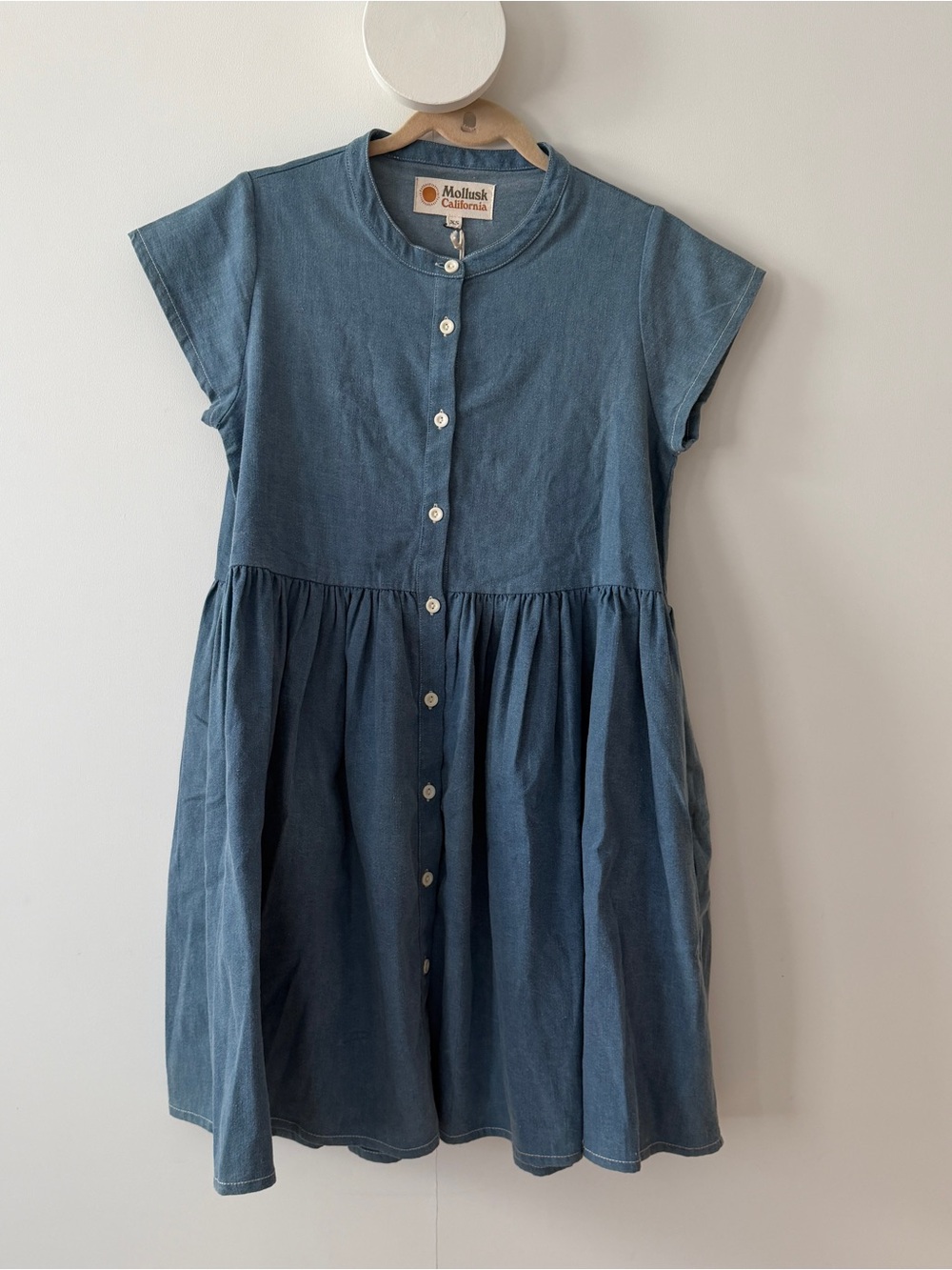 Mollusk Surf Shop Denim Mesa Dress XS